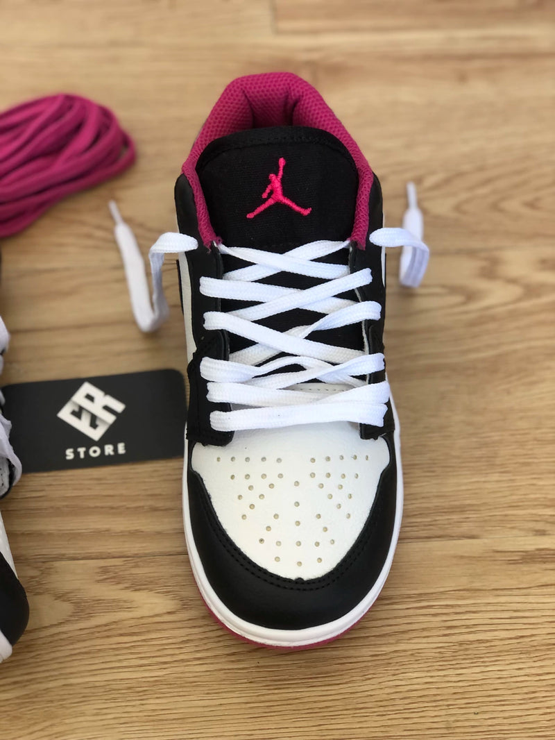 Zapatilla Nike Unisex - Air Jordan 1 Low -Negro/Rosa